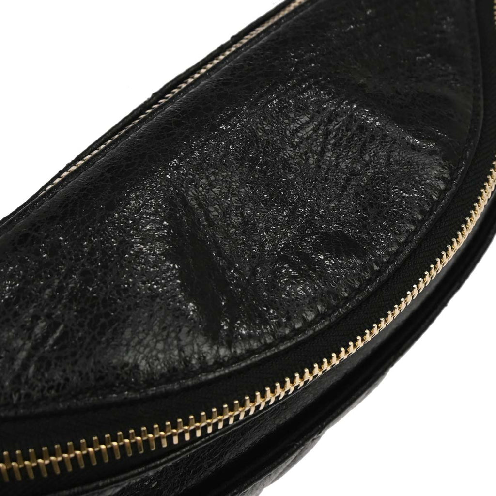Chanel Black Calfskin Waist Bum Bag