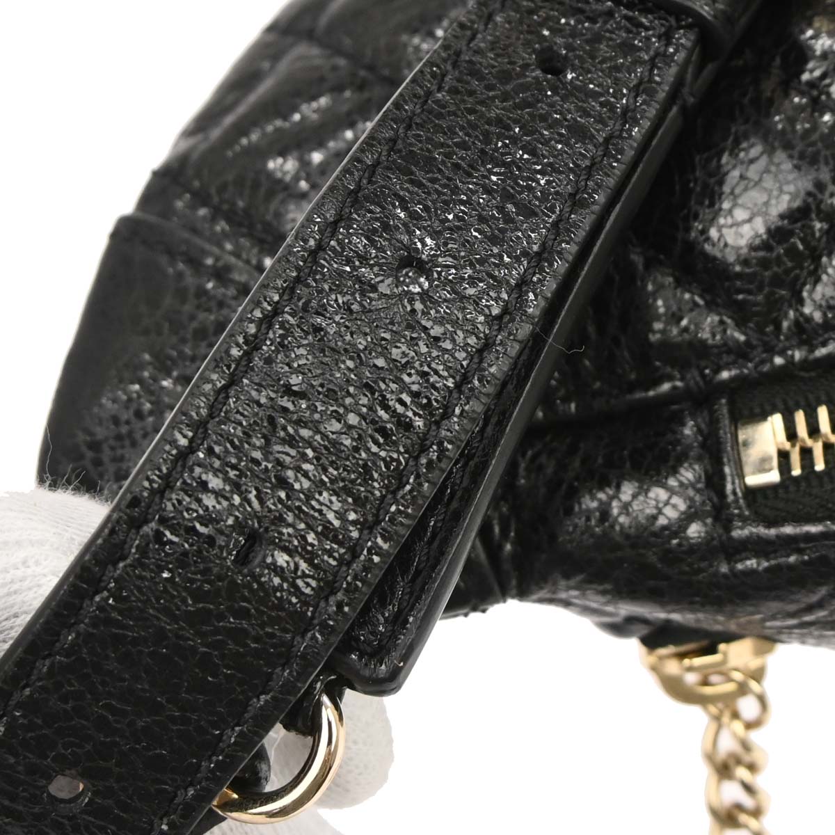 Chanel Black Calfskin Waist Bum Bag