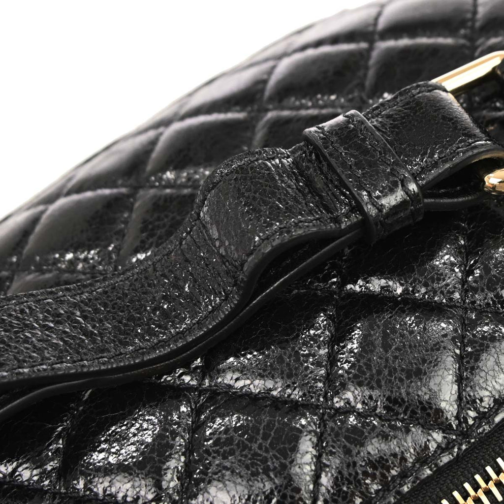 Chanel Black Calfskin Waist Bum Bag