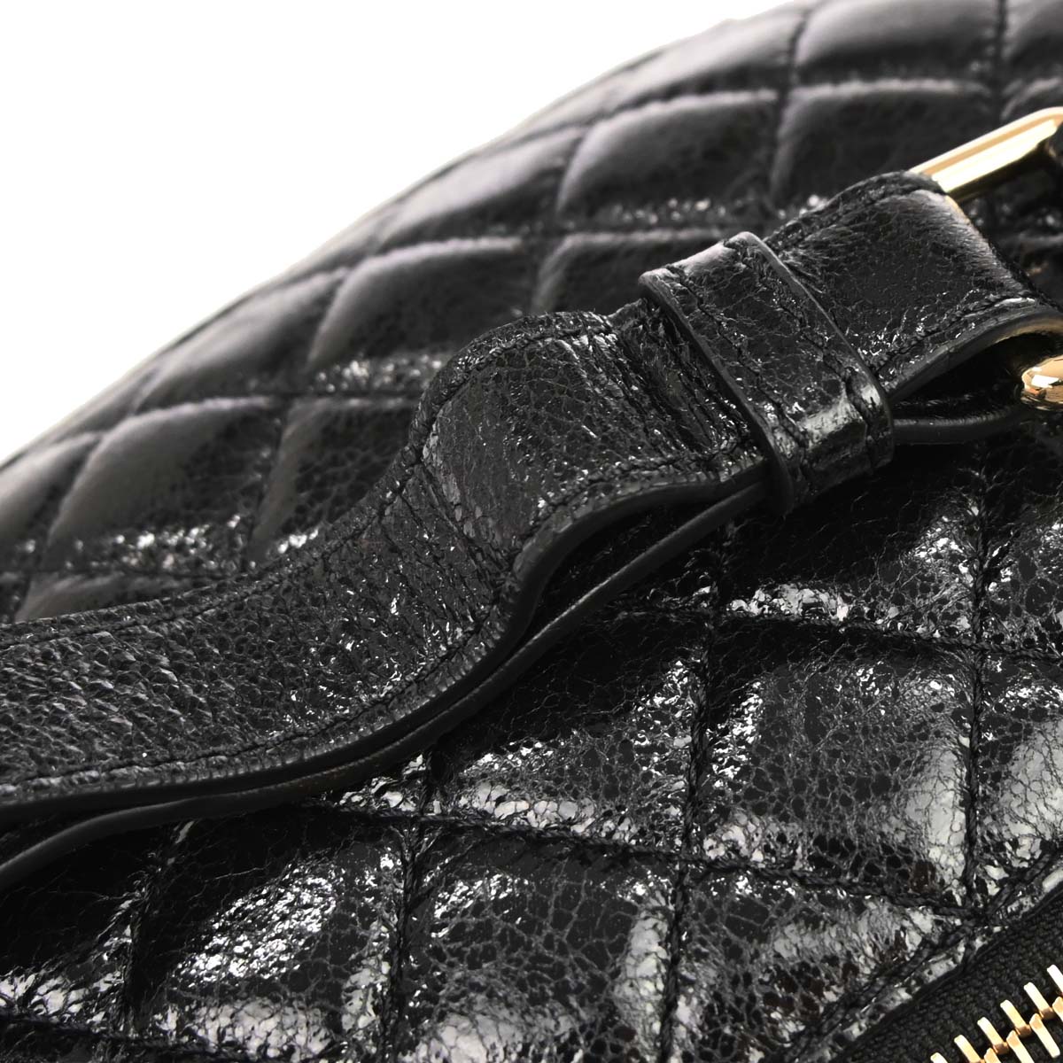 Chanel Black Calfskin Waist Bum Bag