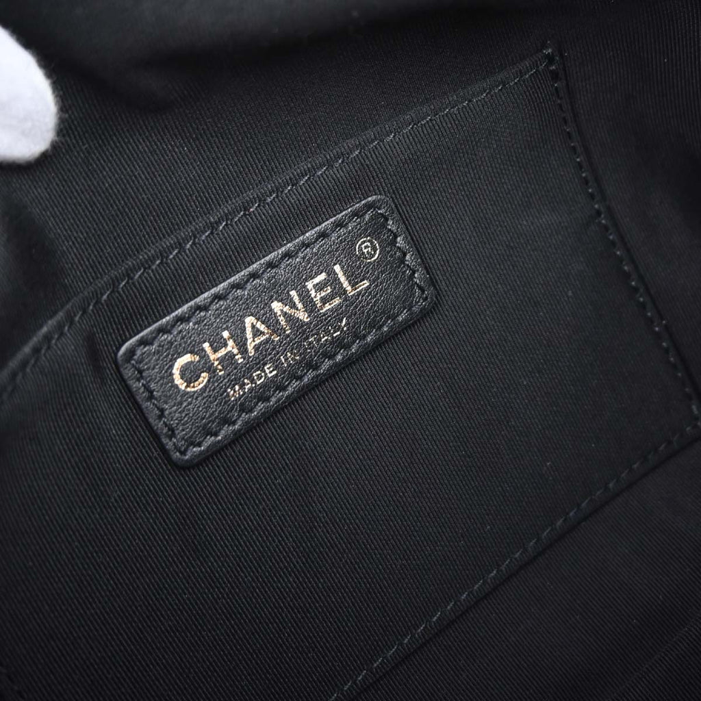 Chanel Black Calfskin Waist Bum Bag