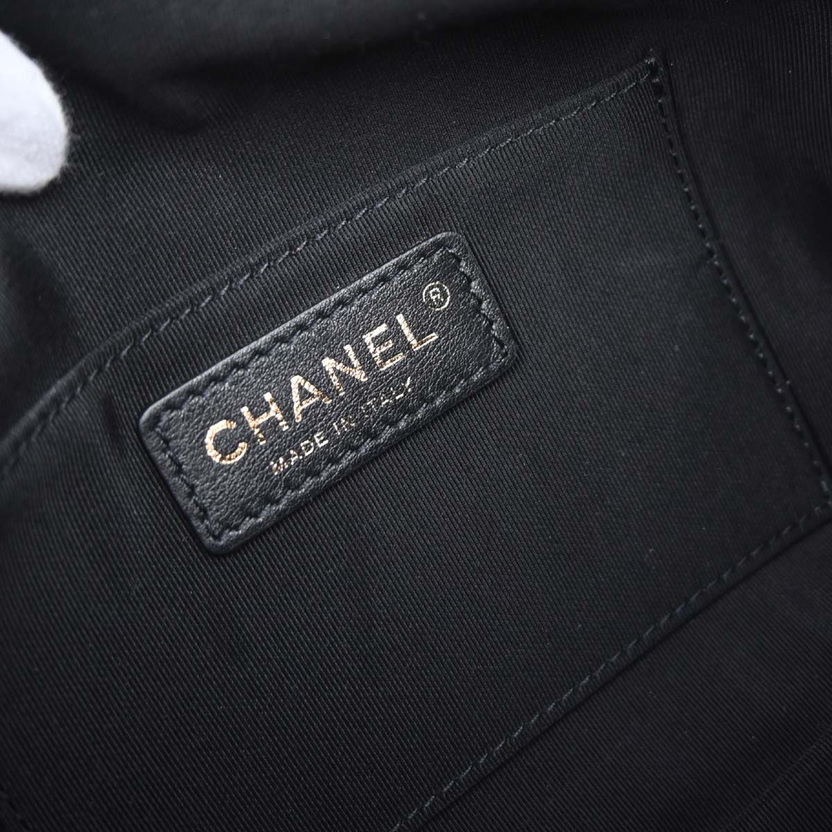 Chanel Black Calfskin Waist Bum Bag