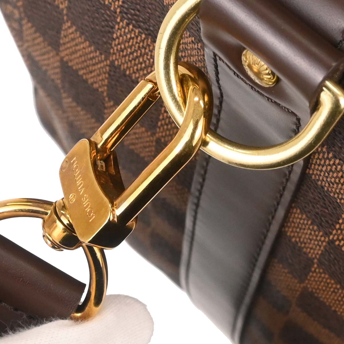 Louis Vuitton Damier Keepall Bandouliere 55 Duffle Shoulder Bag N41414