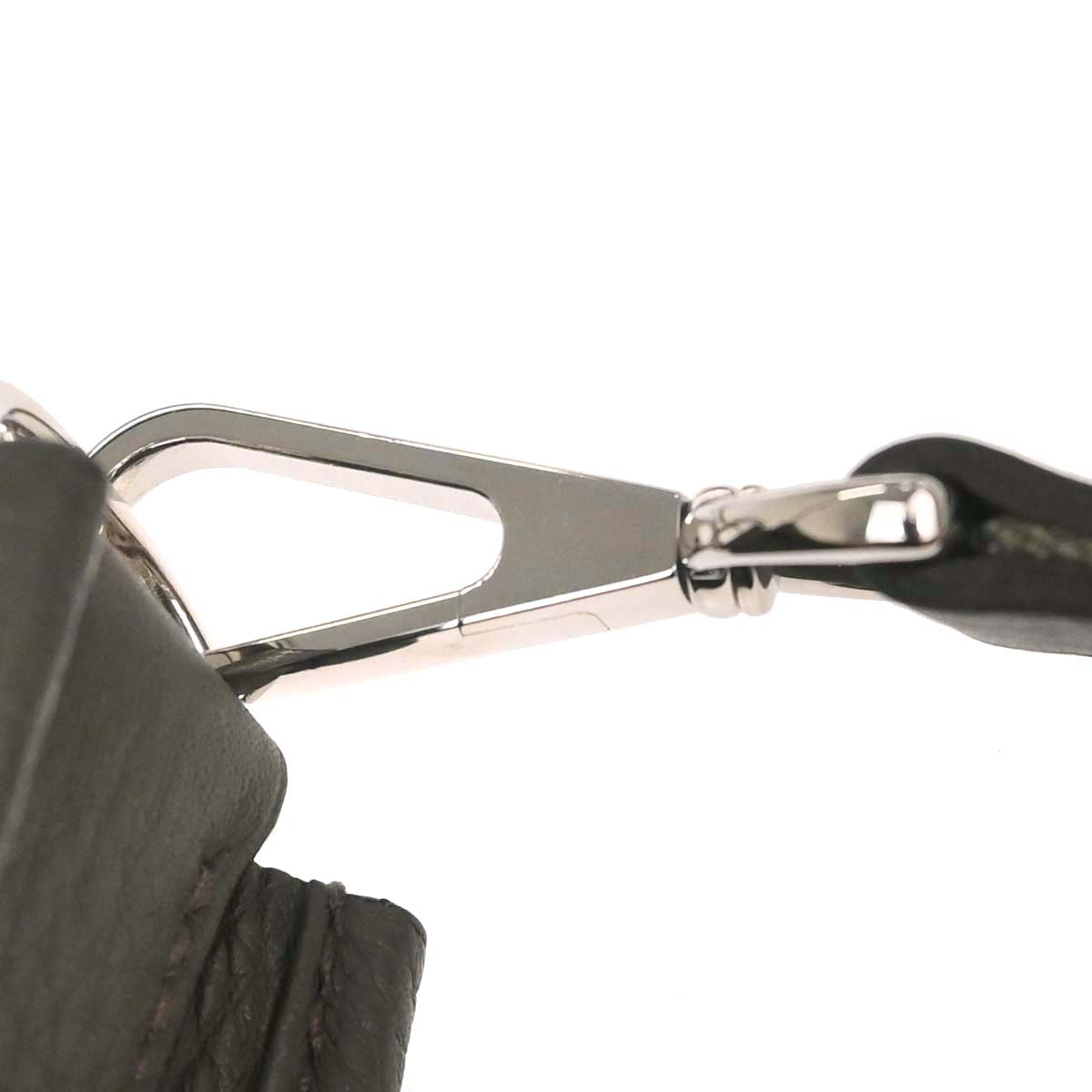 Hermes Vert de Gris Taurillon Clemence Evelyne 1 29 PM Shoulder Bag