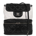 Chanel Black Calfskin PVC Aquarium Shoulder Bag