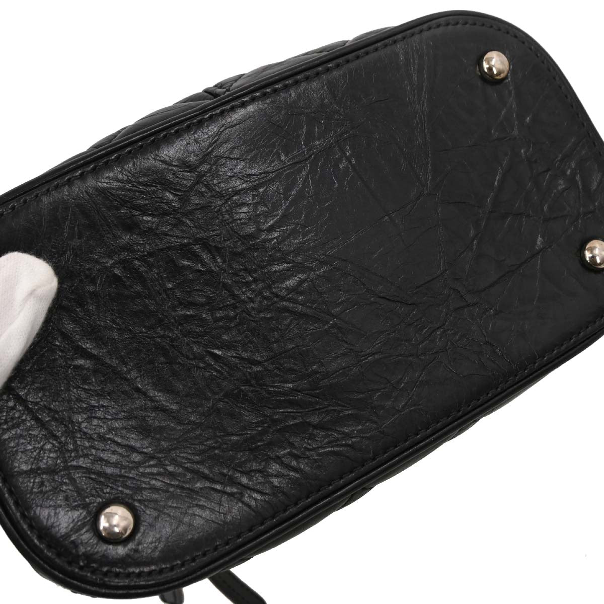 Chanel Black Calfskin PVC Aquarium Shoulder Bag