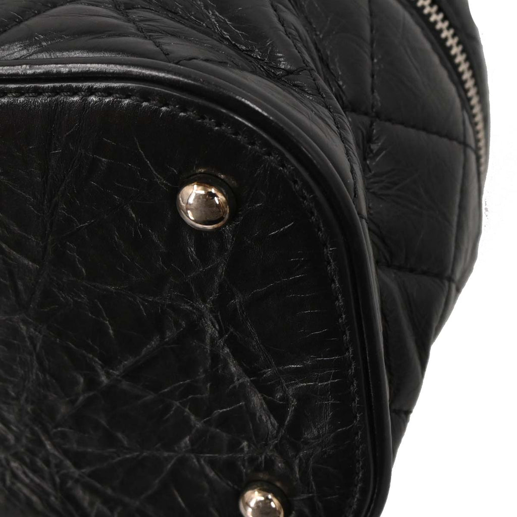 Chanel Black Calfskin PVC Aquarium Shoulder Bag