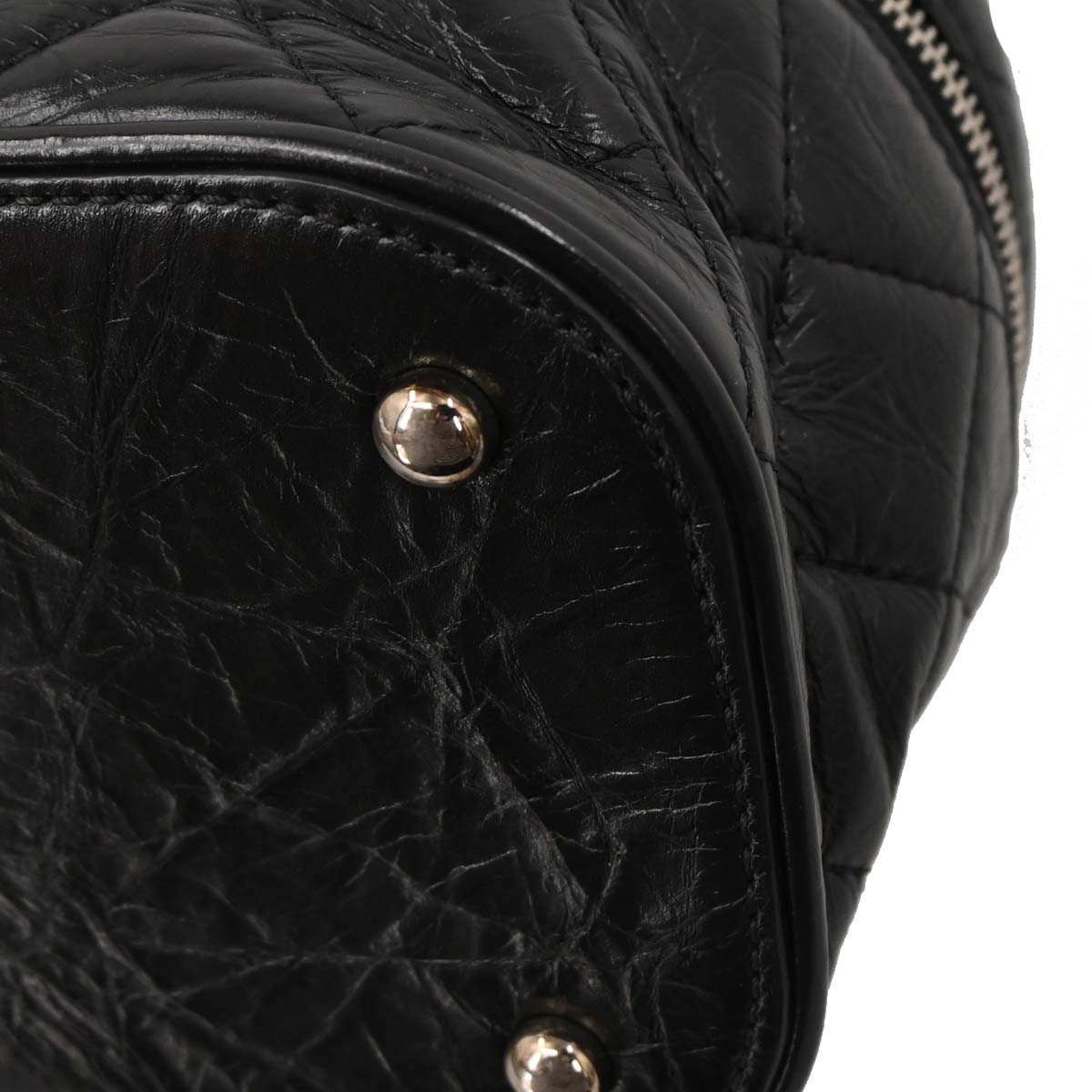 Chanel Black Calfskin PVC Aquarium Shoulder Bag