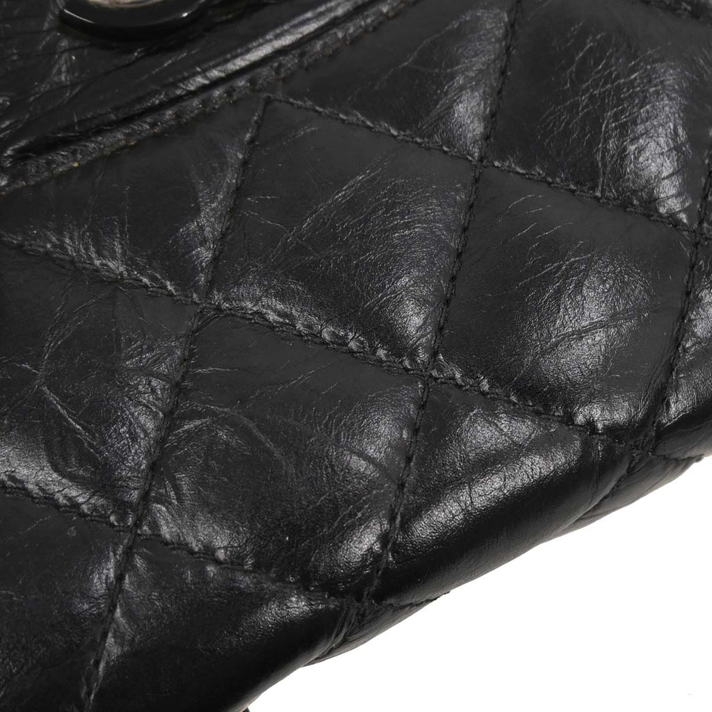 Chanel Black Calfskin PVC Aquarium Shoulder Bag