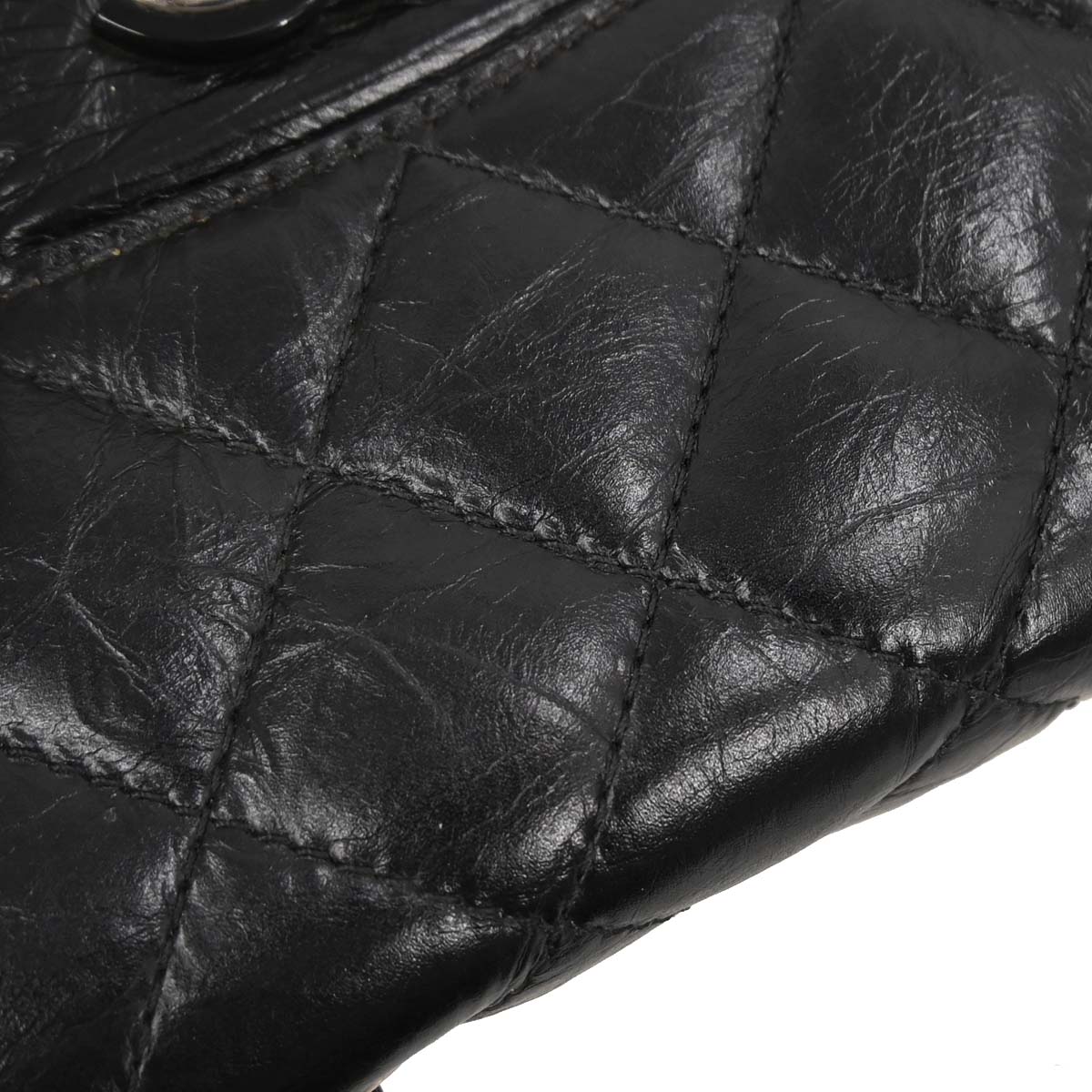 Chanel Black Calfskin PVC Aquarium Shoulder Bag