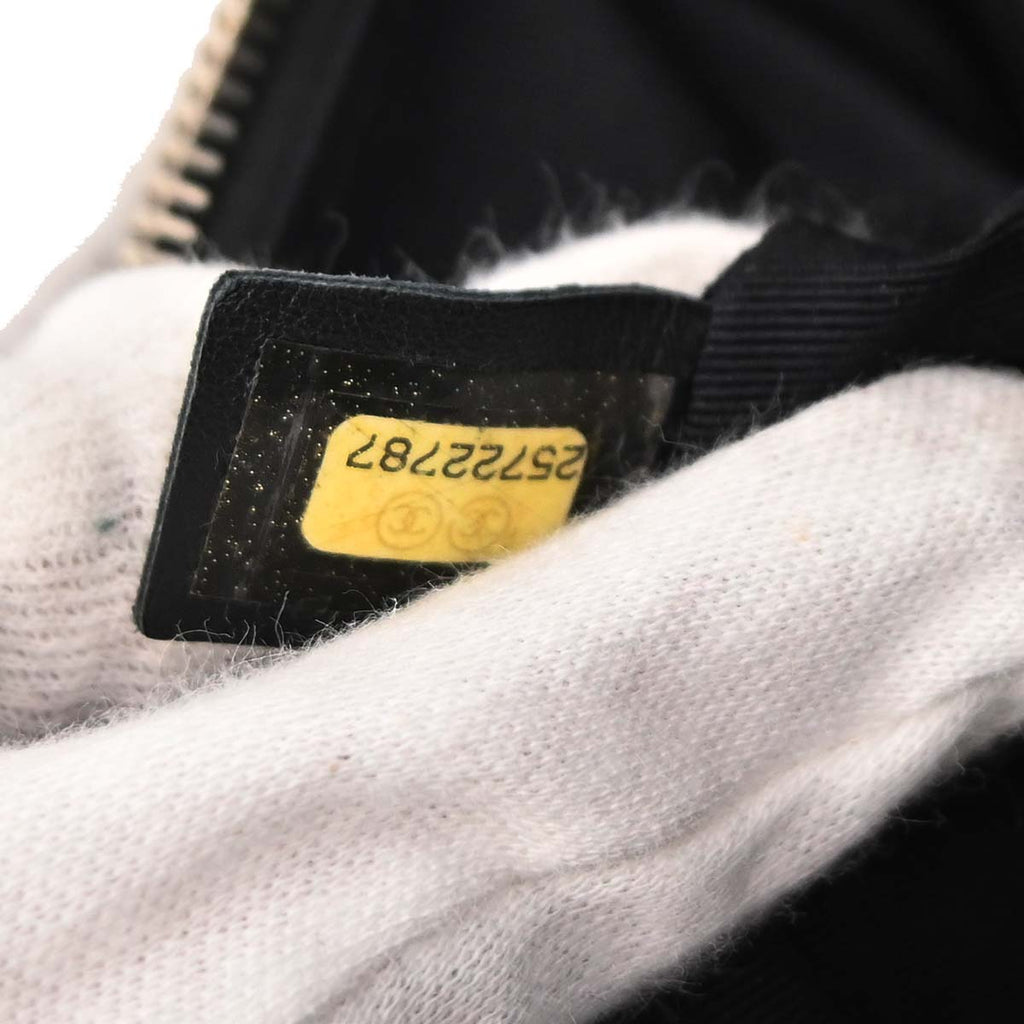 Chanel Black Calfskin PVC Aquarium Shoulder Bag
