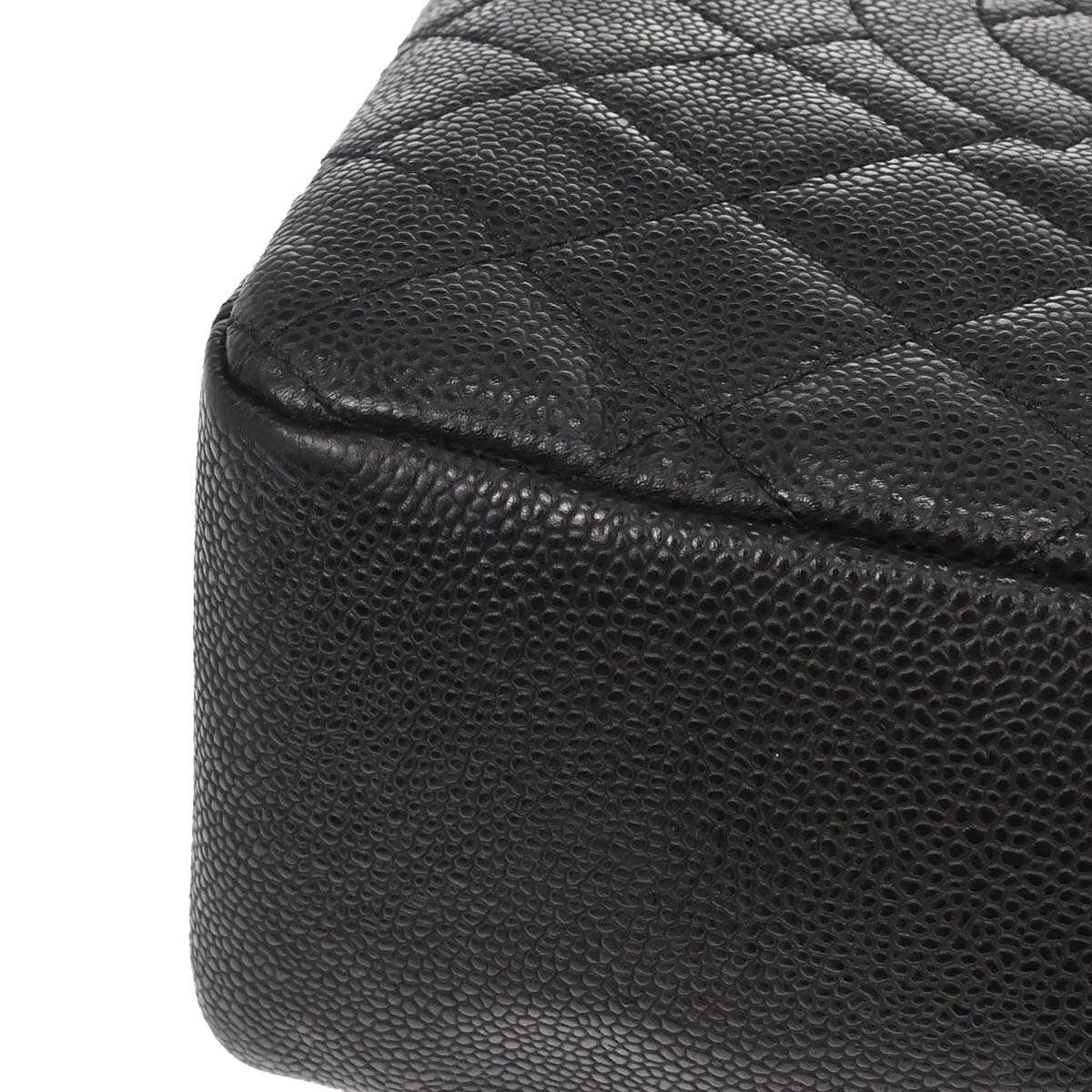 Chanel 2012-2013 Black Caviar Caviar Petite Shopping Tote XL PST Tote Handbag