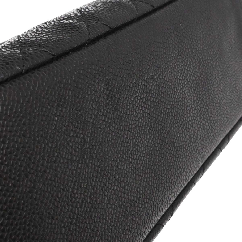 Chanel 2012-2013 Black Caviar Caviar Petite Shopping Tote XL PST Tote Handbag