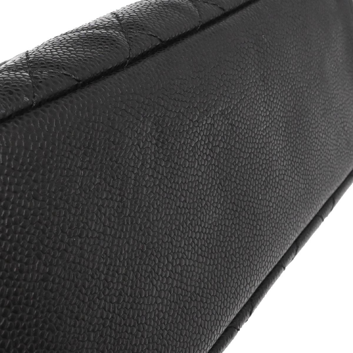 Chanel 2012-2013 Black Caviar Caviar Petite Shopping Tote XL PST Tote Handbag