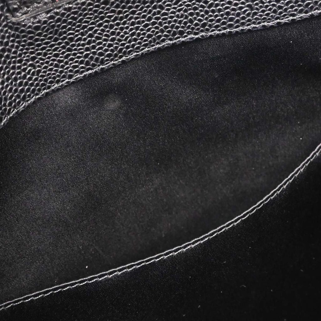 Chanel 2012-2013 Black Caviar Caviar Petite Shopping Tote XL PST Tote Handbag