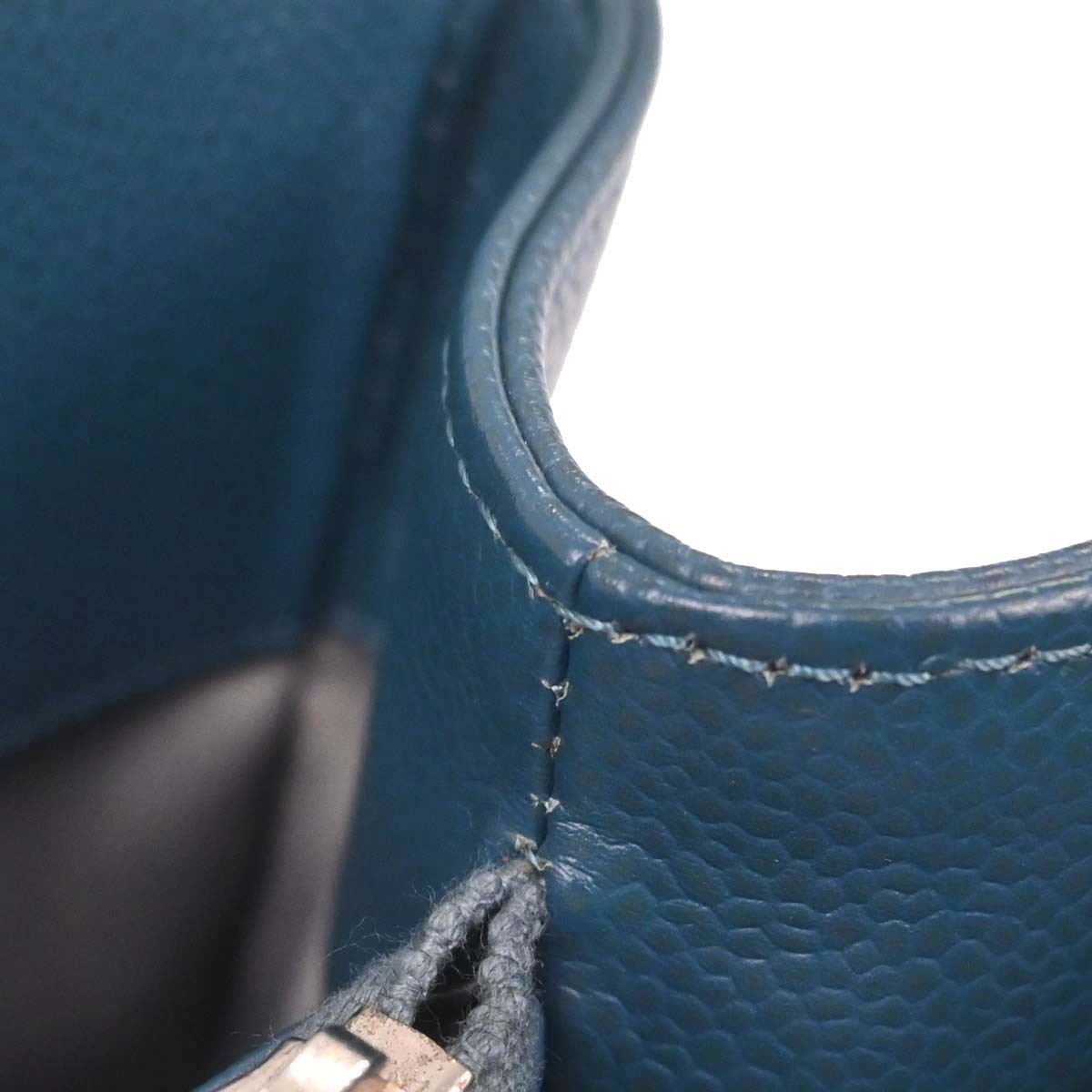 Chanel Blue Caviar Skin Grand Shopping Tote GST XL Chain Handbag