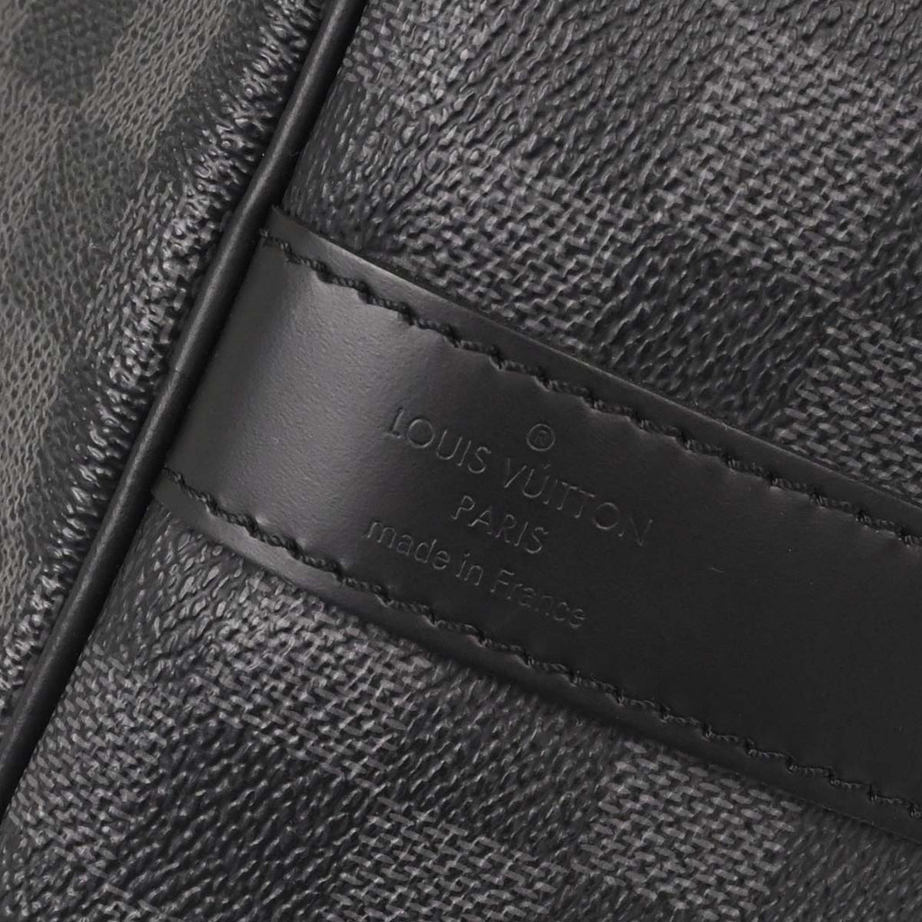 Louis Vuitton Damier Graphite Keepall Bandouliere 55 Duffle Shoulder Bag N41413