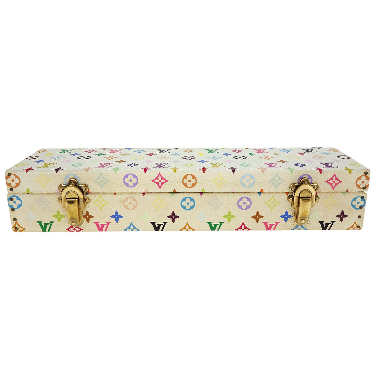 Louis Vuitton Monogram Multicolor Takashi Murakami Q12130 Tambour Watch