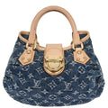 Louis Vuitton Blue Monogram Denim Pleaty Handbag M95020