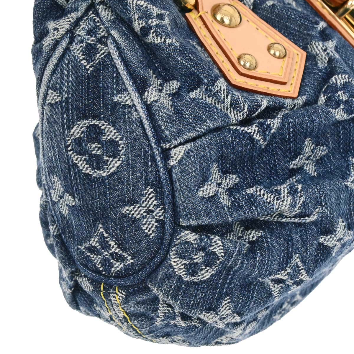 Louis Vuitton Blue Monogram Denim Pleaty Handbag M95020
