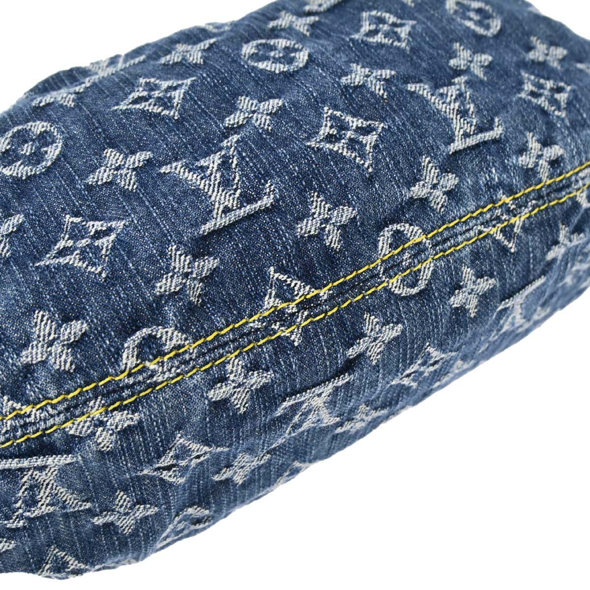 Louis Vuitton Blue Monogram Denim Pleaty Handbag M95020