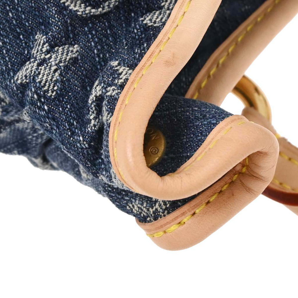 Louis Vuitton Blue Monogram Denim Pleaty Handbag M95020