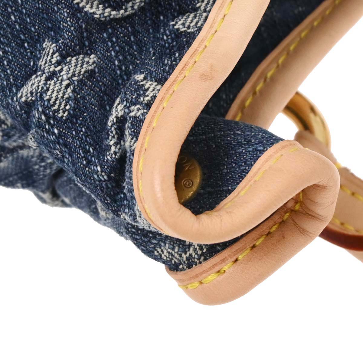 Louis Vuitton Blue Monogram Denim Pleaty Handbag M95020