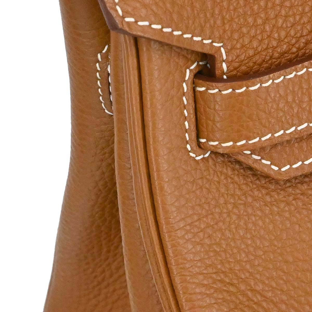 Hermes Gold Togo Birkin 30 Handbag