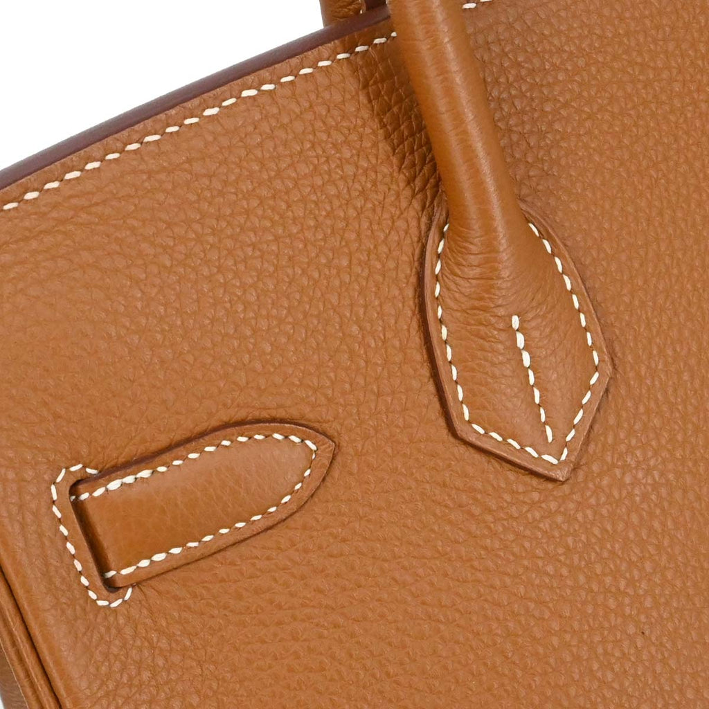 Hermes Gold Togo Birkin 30 Handbag