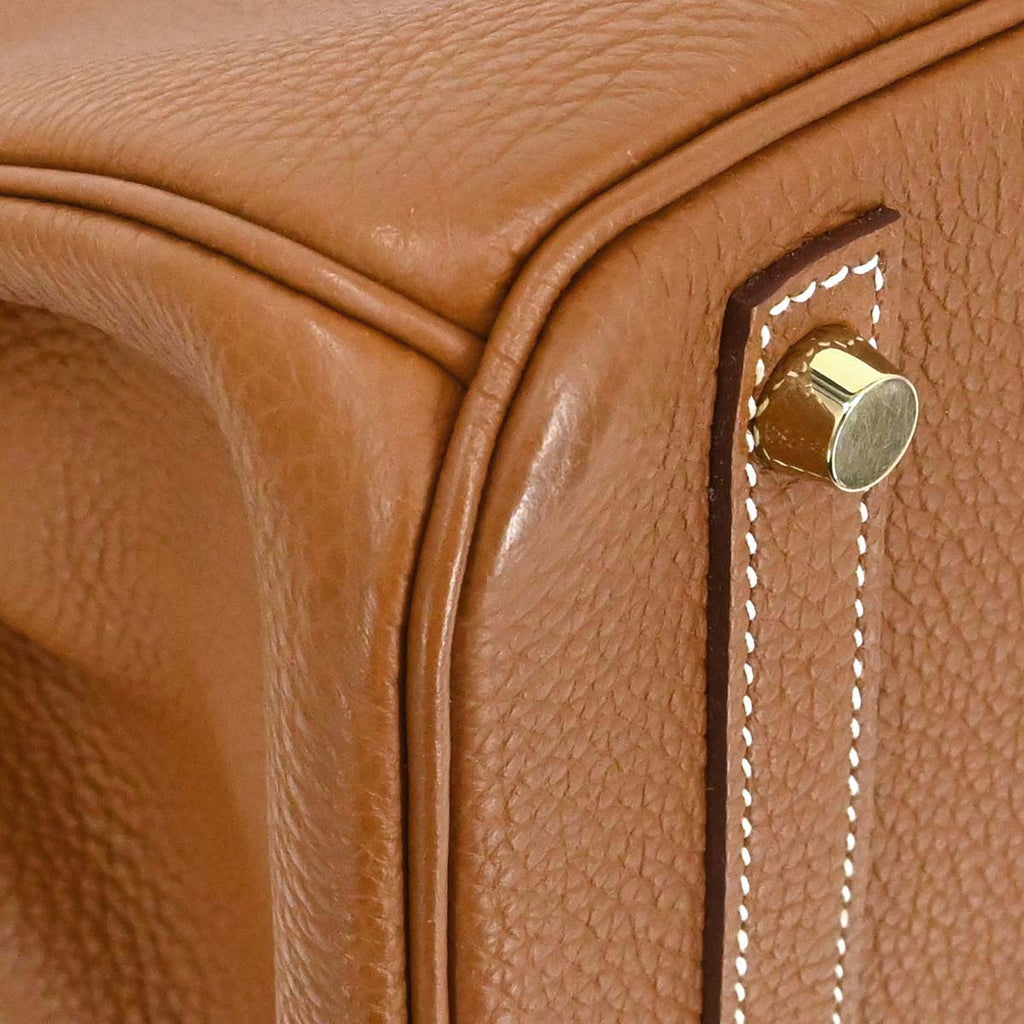 Hermes Gold Togo Birkin 30 Handbag