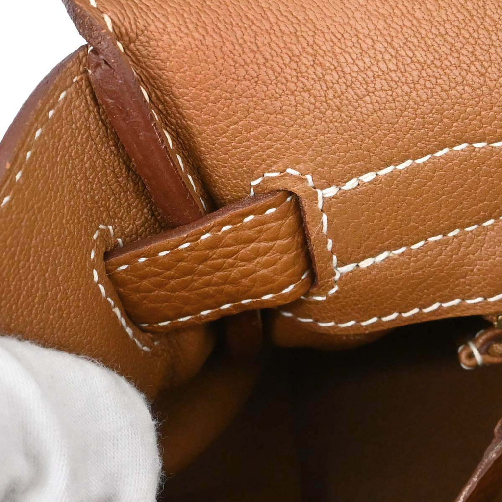 Hermes Gold Togo Birkin 30 Handbag
