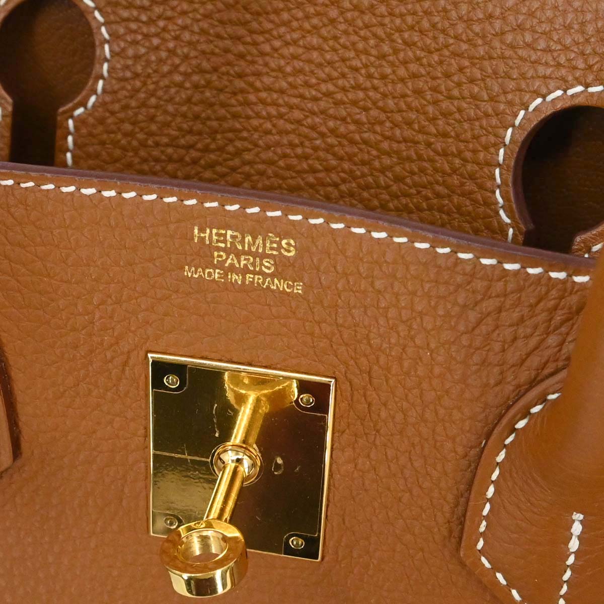 Hermes Gold Togo Birkin 30 Handbag