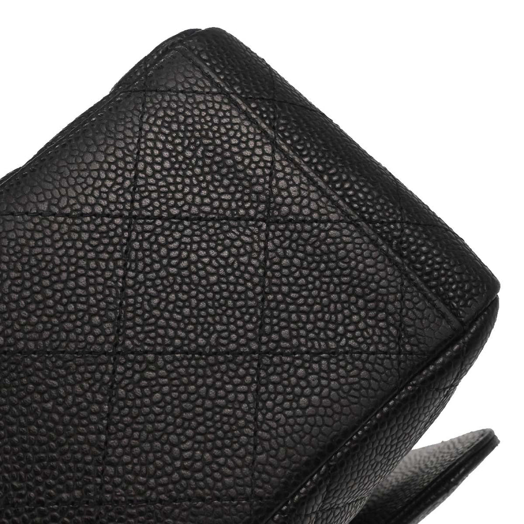 Chanel Black Calfskin Maxi Classic Double Flap Shoulder Bag