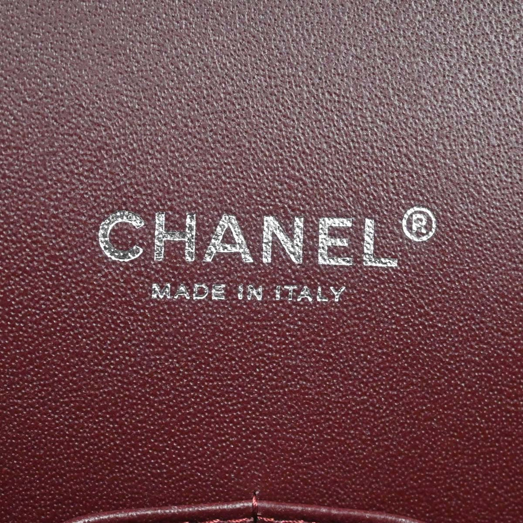 Chanel Black Calfskin Maxi Classic Double Flap Shoulder Bag