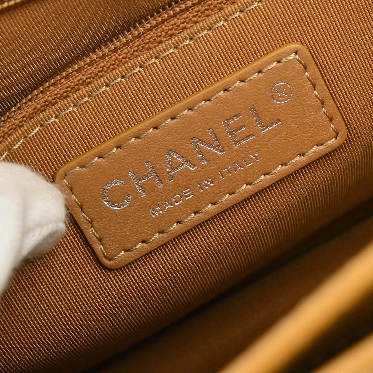 Chanel 2017-2018 Brown Caviar CC Box Flap Bag Shoulder Bag