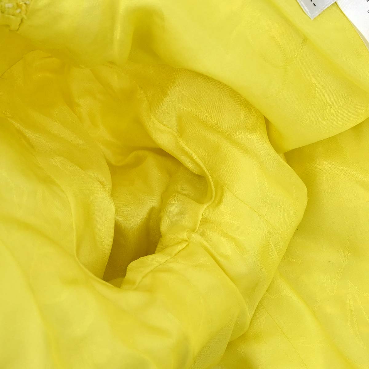 Chanel 2011-2012 Single Breasted Jacket Tweed Yellow #36