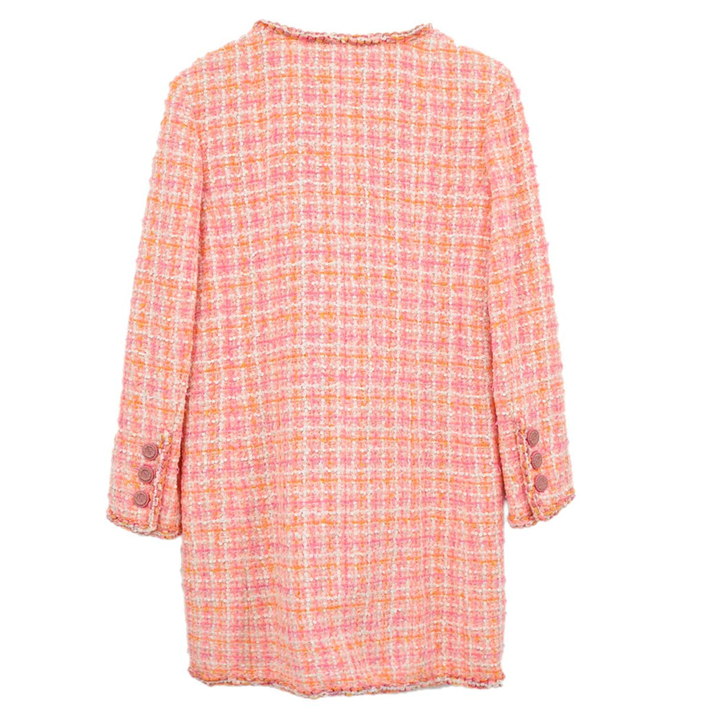 Chanel 2018-2019 Tweed Coat Pink #38