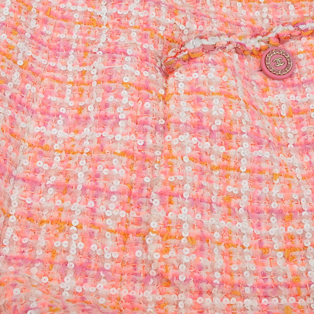 Chanel 2018-2019 Tweed Coat Pink #38
