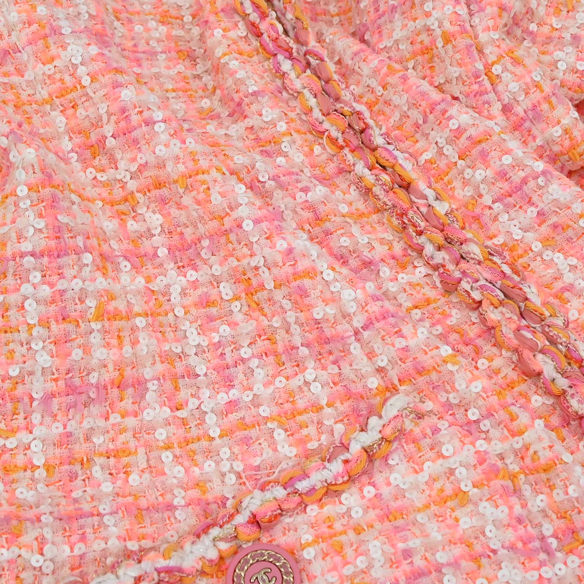 Chanel 2018-2019 Tweed Coat Pink #38