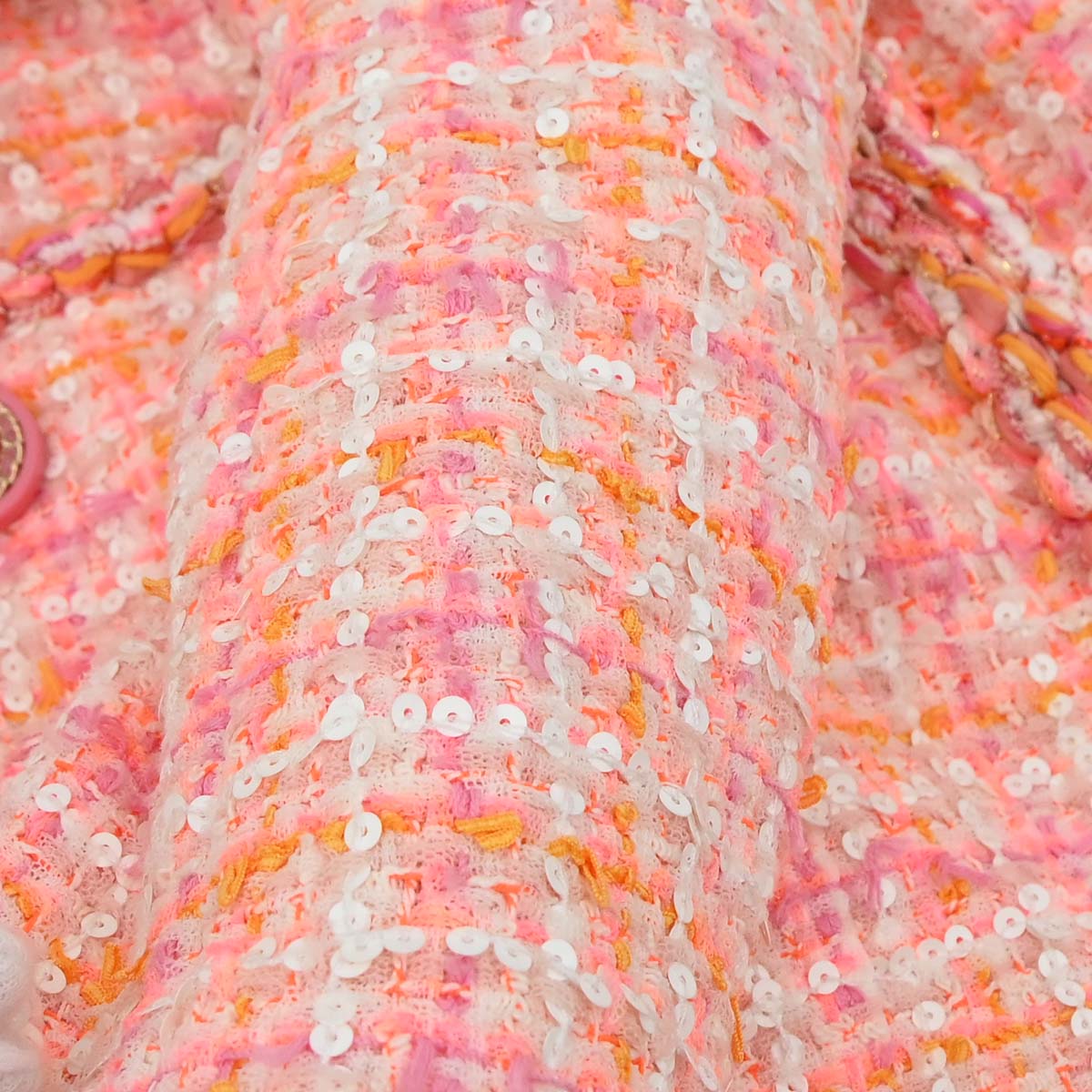 Chanel 2018-2019 Tweed Coat Pink #38