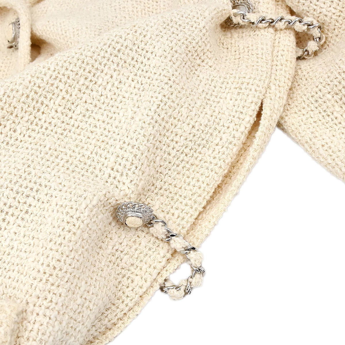 Chanel 2010 Single Breasted Jacket Ivory #38