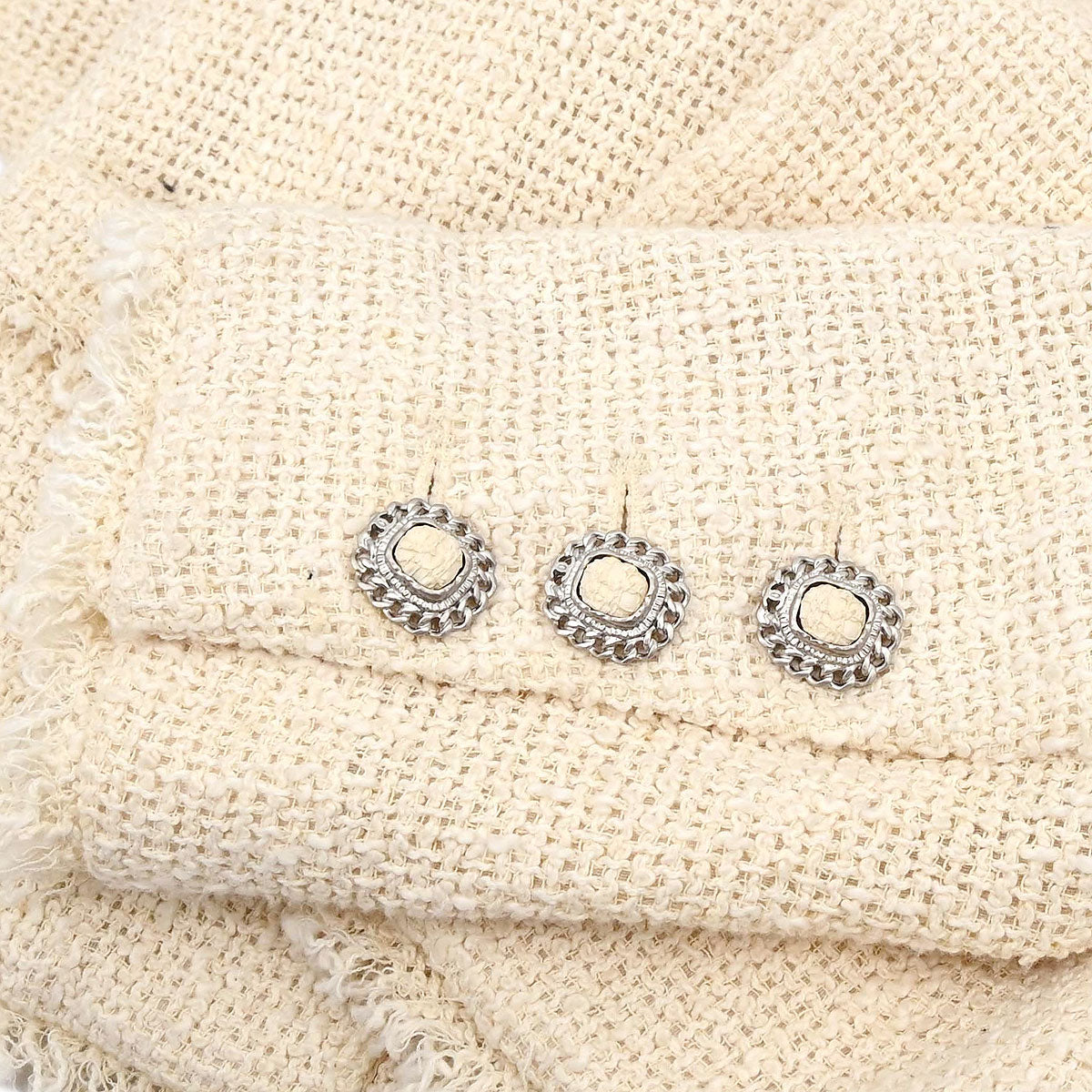 Chanel 2010 Single Breasted Jacket Ivory #38
