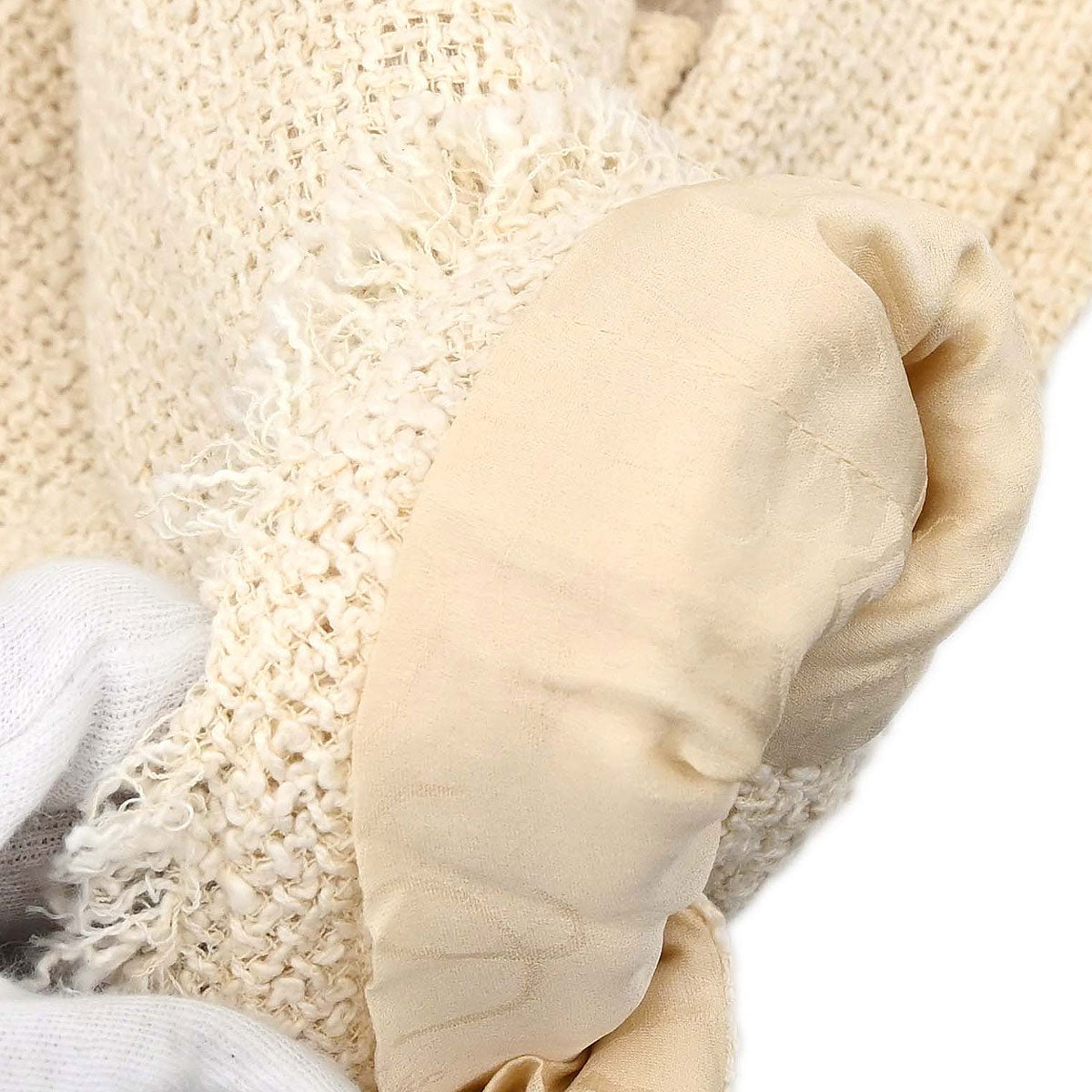 Chanel 2010 Single Breasted Jacket Ivory #38
