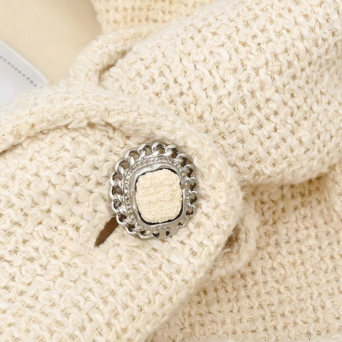 Chanel 2010 Single Breasted Jacket Ivory #38