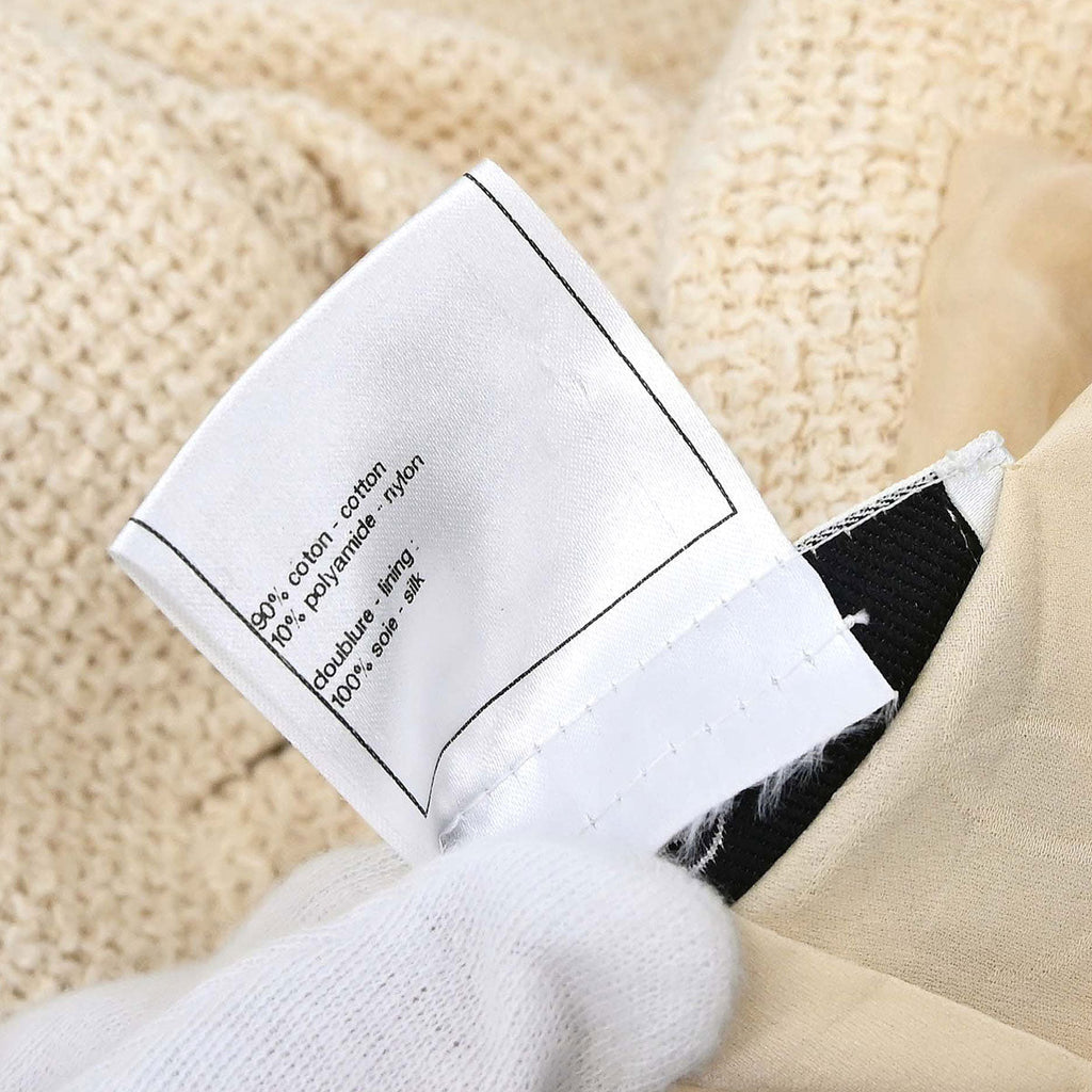 Chanel 2010 Single Breasted Jacket Ivory #38