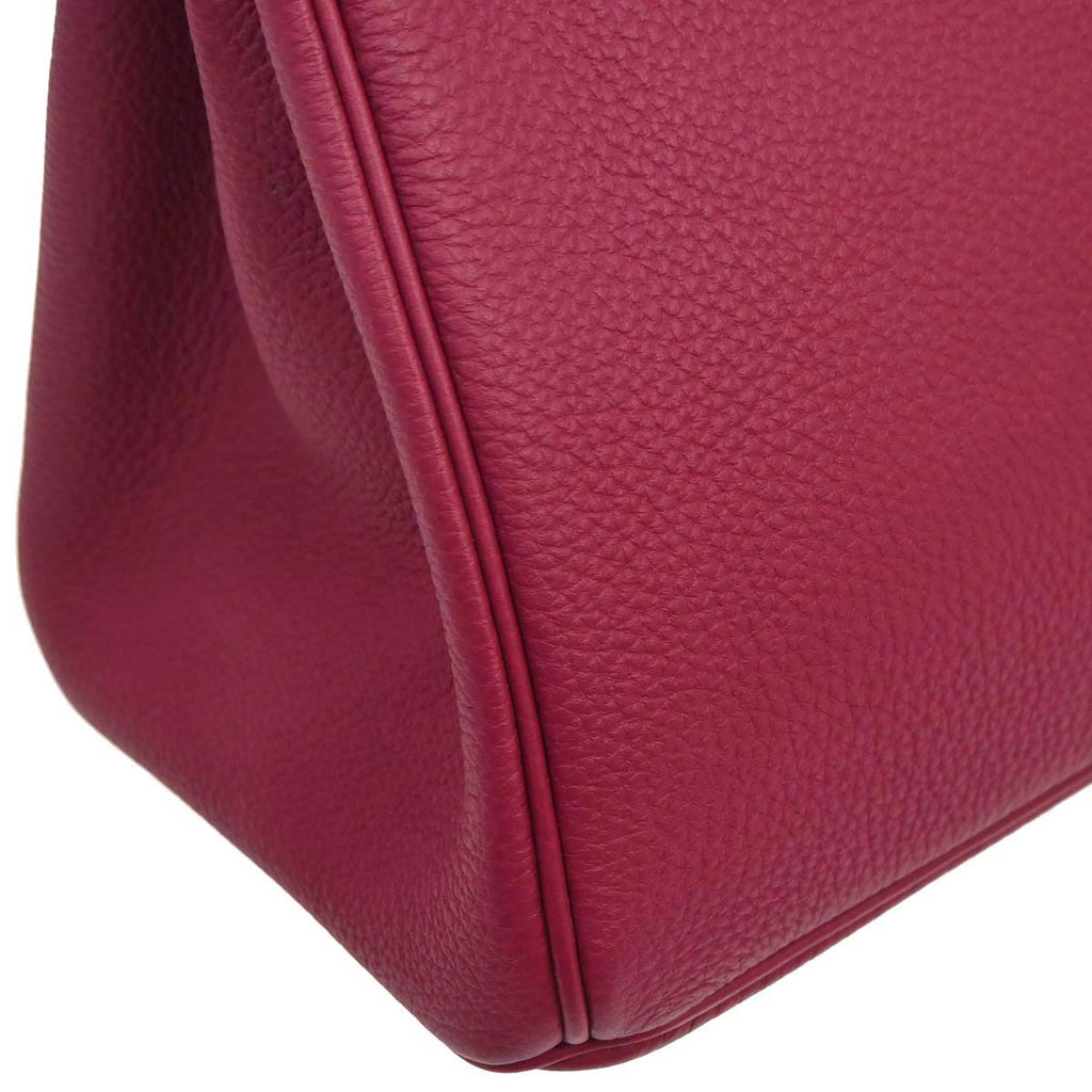 Hermes Ruby Togo Birkin 25 Handbag