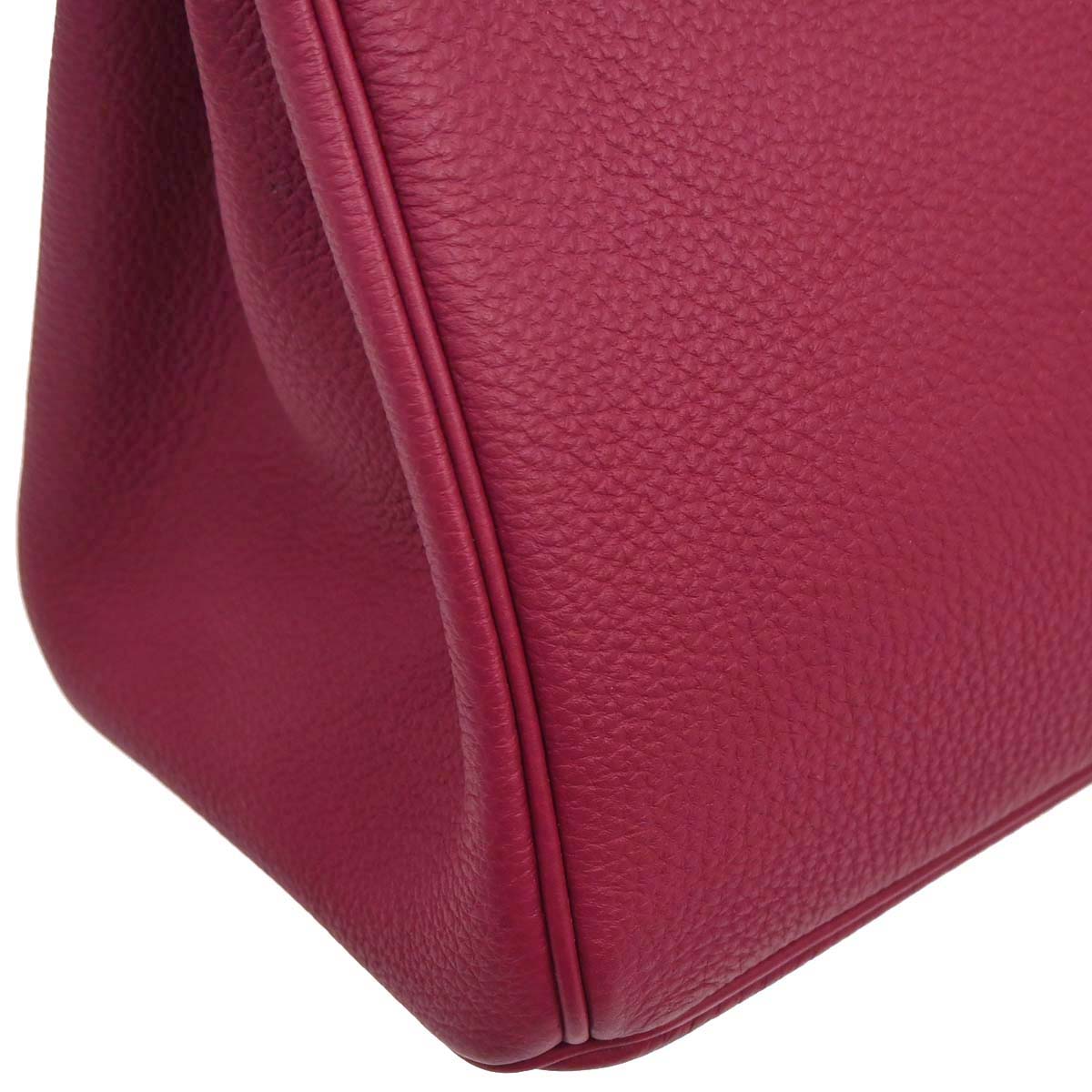 Hermes Ruby Togo Birkin 25 Handbag