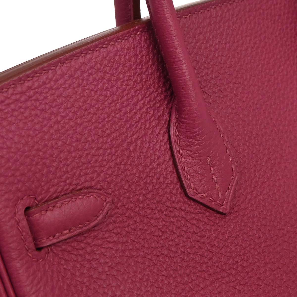 Hermes Ruby Togo Birkin 25 Handbag