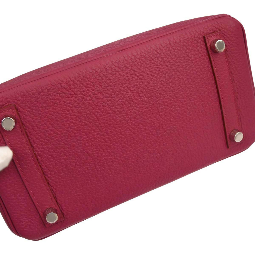 Hermes Ruby Togo Birkin 25 Handbag