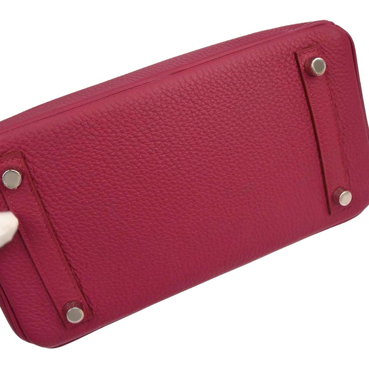 Hermes Ruby Togo Birkin 25 Handbag